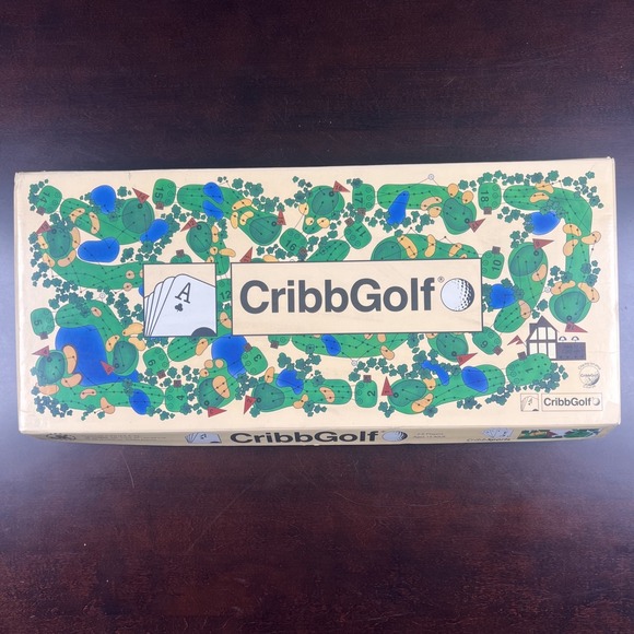 JK Games Other - VTG CribbGolf 1992 Board Game JK Games Complete 100% Cribbage Golf Retro Coffin